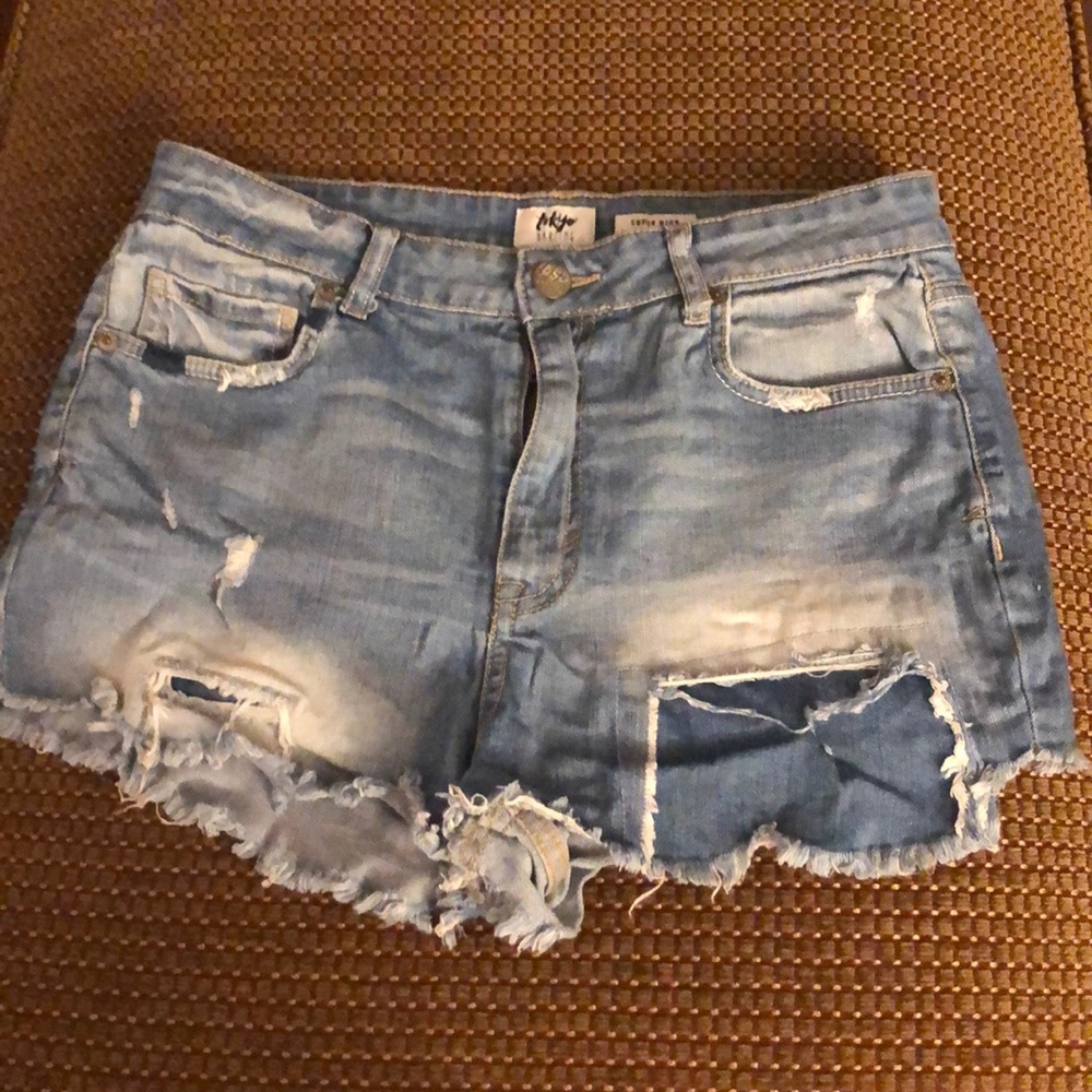 Tokyo Darling Denim High Rise Shorts